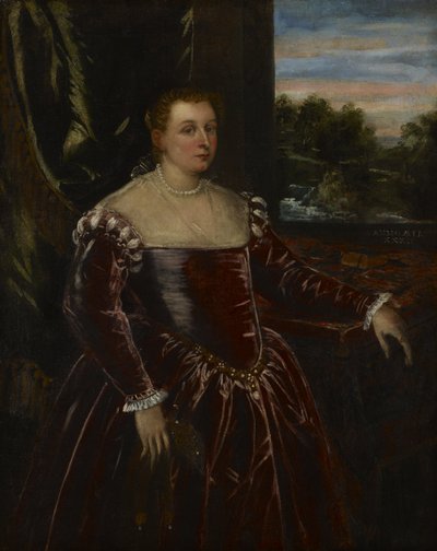 Portrait of Dogaressa Morosina Morosini by Dogaressa Morosini Grimani